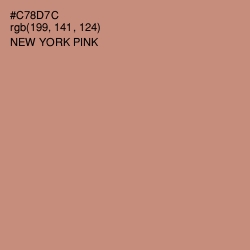 #C78D7C - New York Pink Color Image